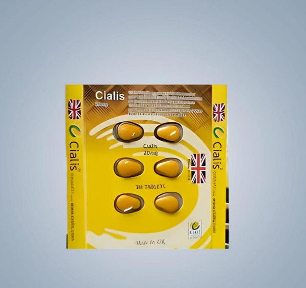 Cialis Yellow 6 Tablets Pack For Men 20 (mg)