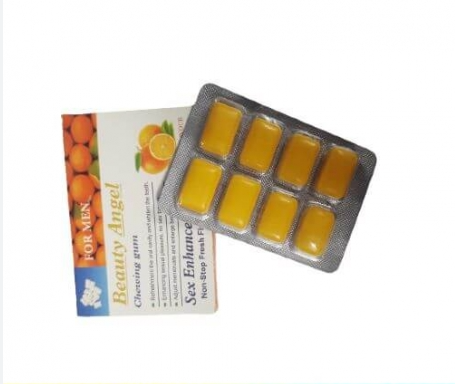 Beauty Angel Chewing Gum Sex Enhancement for men - Orange flavour